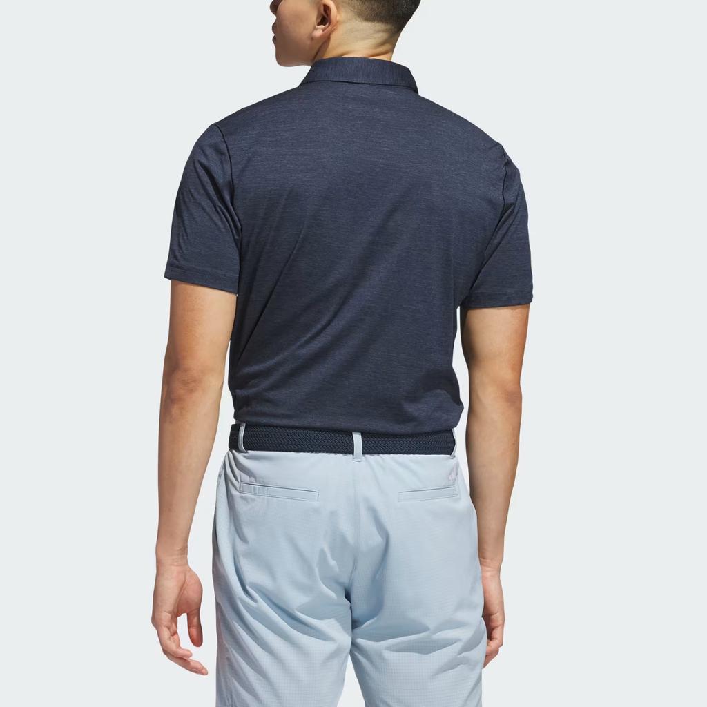 Adidas Ultimate365 Elevated Twistknit Golf Polo Shirt Men Polo Shirts Navy-Blue Gray JF4885