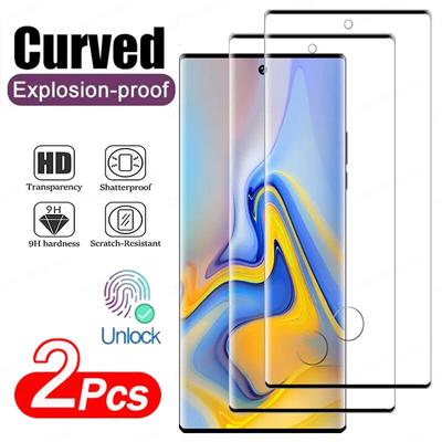 2 szt. zakrzywionego szkła hartowanego do ekranu Samsung Galaxy S23 Ultra S22 S24 S20 Plus S21 FE Note 10 8 20 Plus S9 S10 szkło