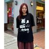 Summer American-style children's short-sleeve T-shirt with cute cat print, crew neck loose top with fun design