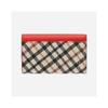 Daks Red Check Color Block Folding Wallet Dcwa1e403r2
