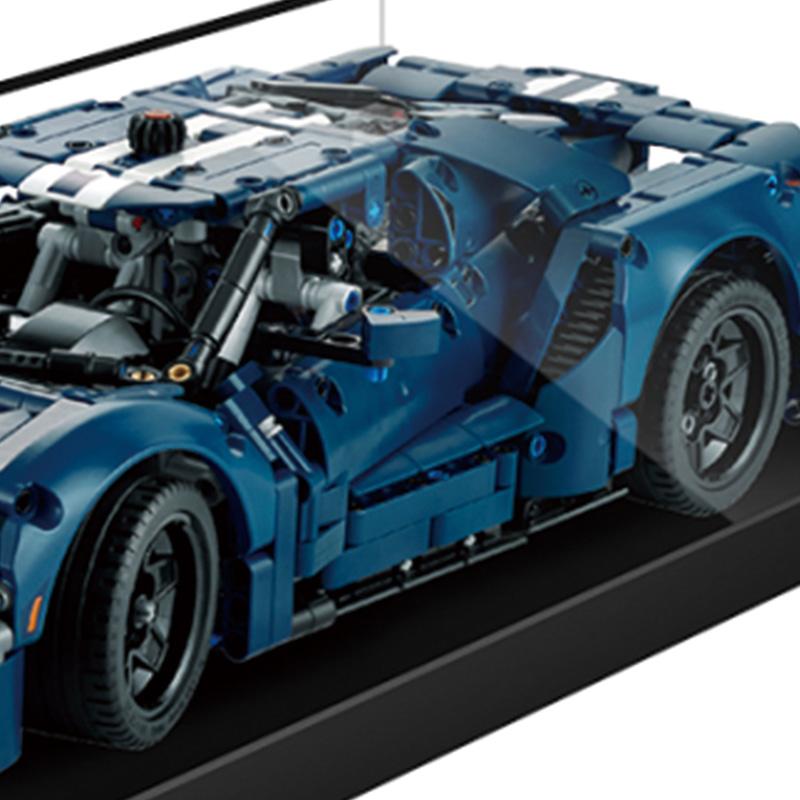 LEGO Speed Ford GT & Minimalist Full Transparent Mix-and-Match Version Display Case Building Blocks 42154- Display Case 2