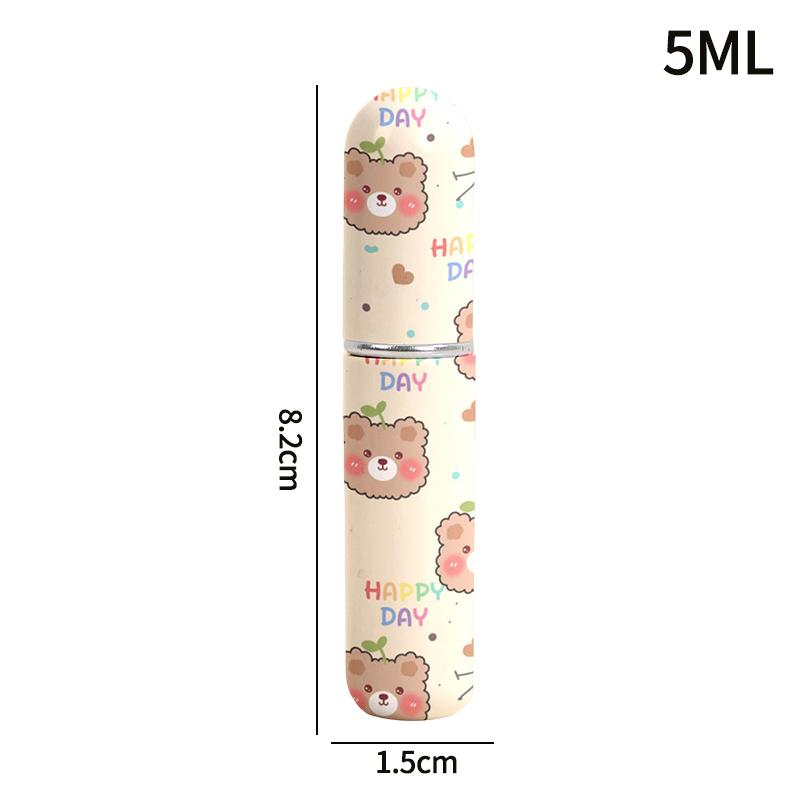 

5Ml Perfume Atomizer Animation Small Perfume Bottle Portable Liquid Container For Cosmetics Traveling Empty Refillable Spray Bottle