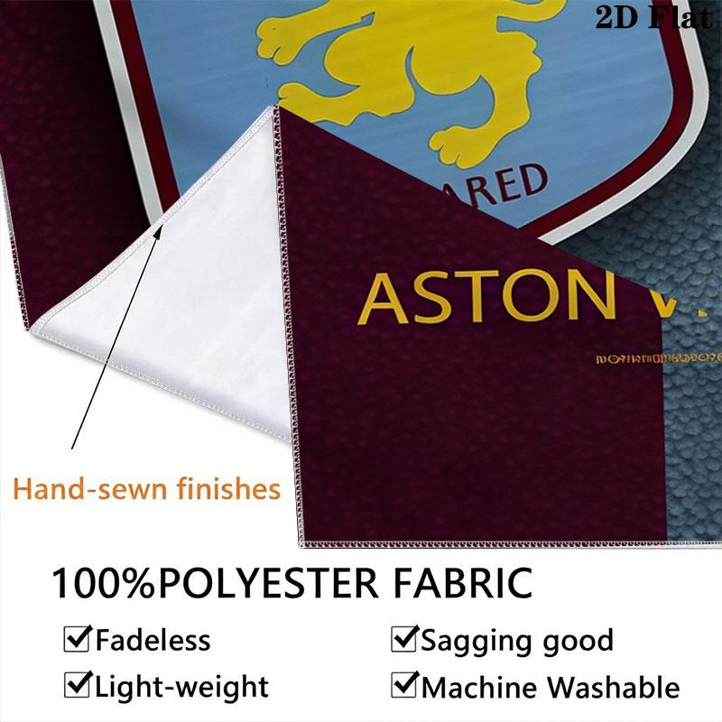 Aston Villa F.C Wall Hanging Printed Fabric Blanket Decorative Tapestries for Bedroom Living Room Home Decor