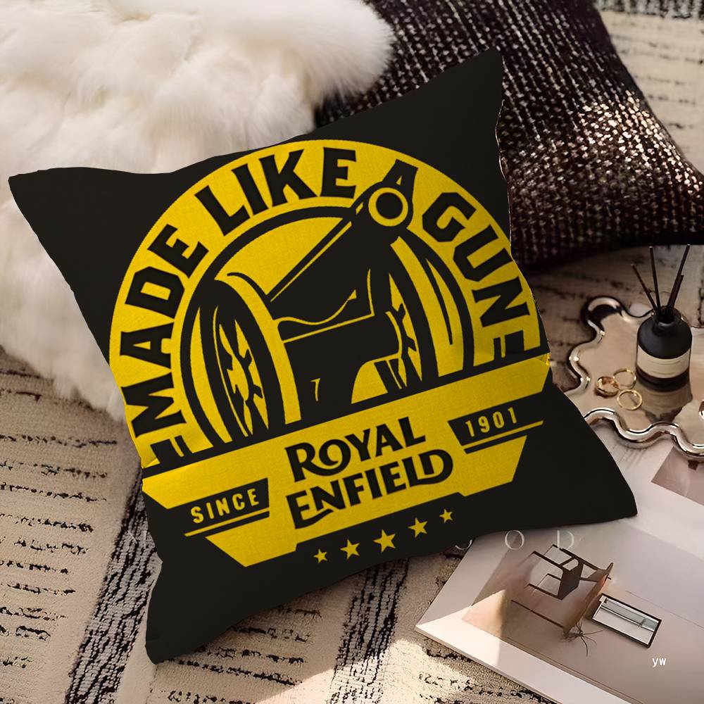 R-ROYALS E-ENFIELDS Logo Pillowcases Home Bedding Decorative Pillow Cover Wedding Super Soft Pillow Case