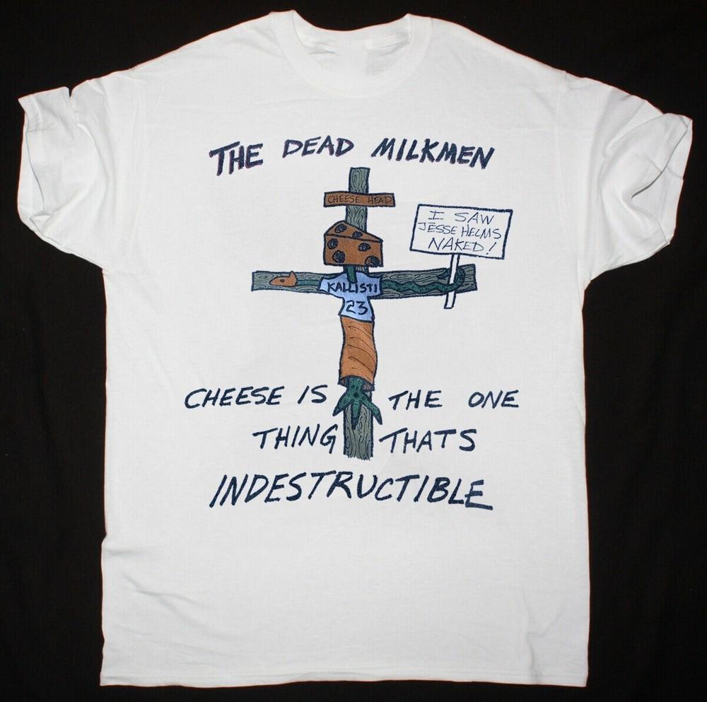 The Dead Milkmen The Never Ending Cheese White Unisex S-4XL T-Shirt SU551 Unisex T-Shirt S