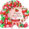 Fruit Themed Strawberry Balloon Set Arch Children'S Birthday Party Decorations
