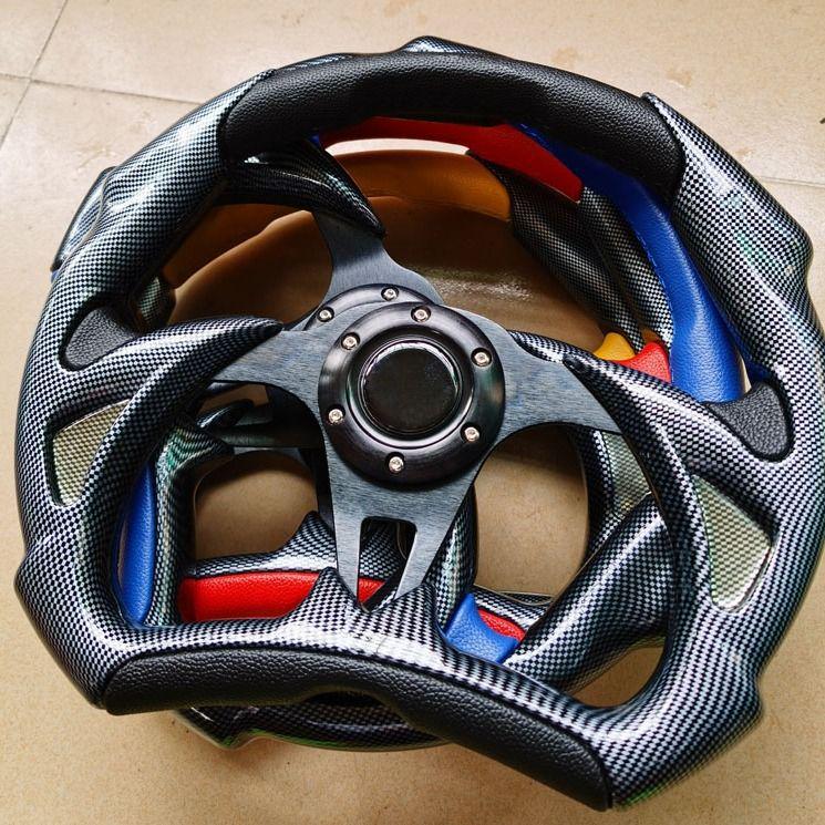 13-calowa kierownica wyścigowa Cool Coupe, półokrągłe ostrze, 14-calowa