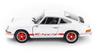 Willy WELLY 1/24 Scale 1973 Porsche 911 Carrera RS 2.7 White Diecast Car [Parallel Import]
