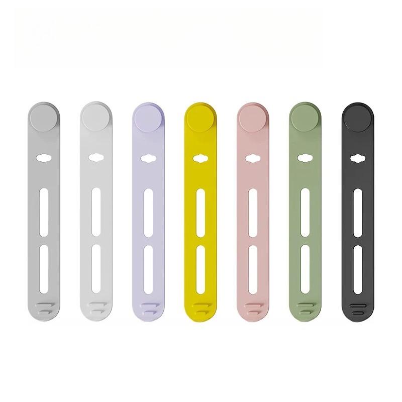 Reusable Adjustable Silicone Cable Ties, Lockable Multifunctional Wire Straps, Cable Management Organizer for Charging Cables