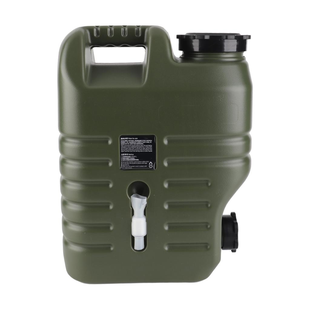 12L Water Container Large Capacity Water Storage Cube Outdoor Camping Water Can With Faucet For