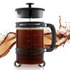 French Press Coffee Maker, 1 Liter Borosilicate Glass Coffee Press Tea Maker with Stainless Steel Filter