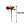 1PC Plastic Garland Christmas Decorations Festivlas Colorful Ball Branches Holiday Decoration Supplies 2 Styles