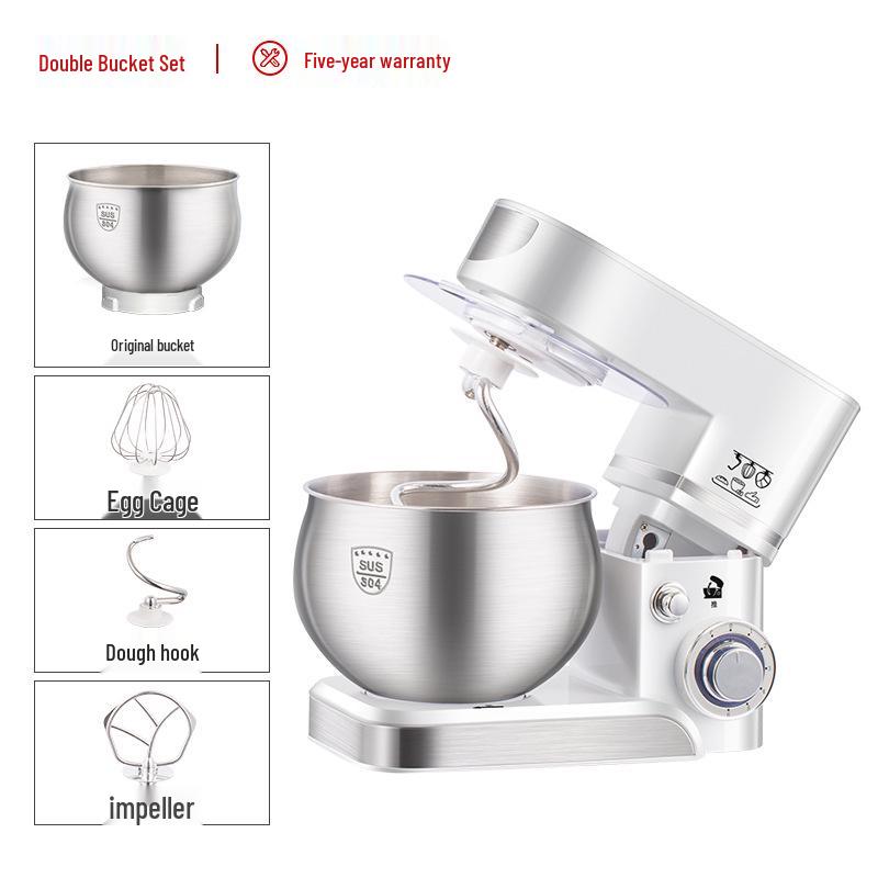 Konka ZuanChu Multifunctional Stand Mixer: Automatic 5L Egg Beater & Kneading Machine for Home Chefs
