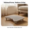 Cat Litter Tray with Grid Box Step Sand Control for Cats