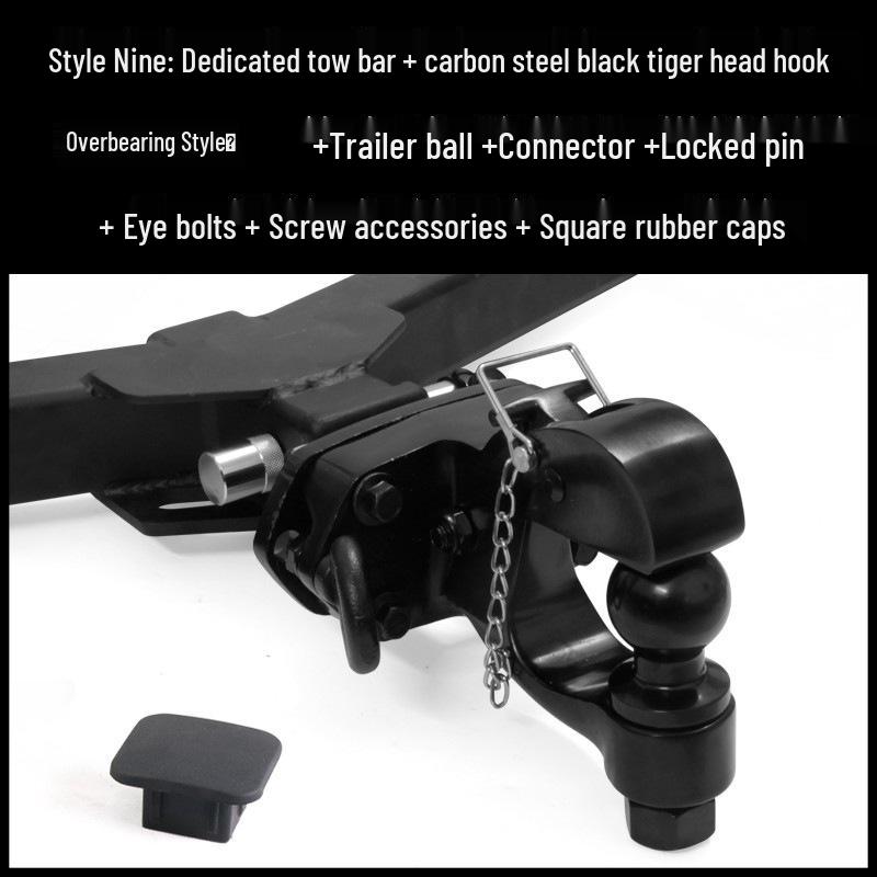 Compatible Tow Hooks and Tow Bar for Roewe RX5, RX8, and W5 Models (Rear)