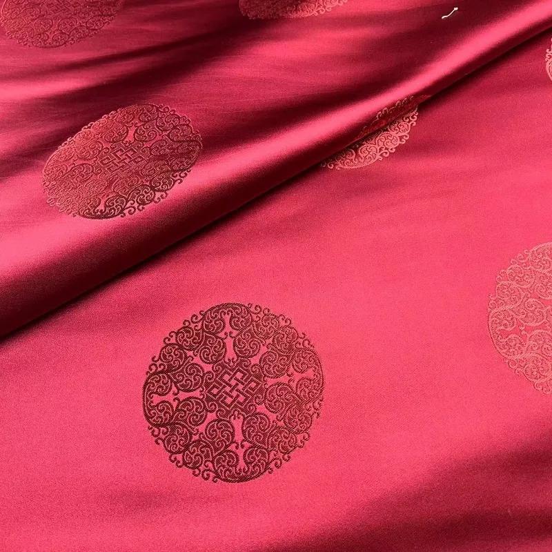 Tang-mounted Majia Mongolian Robe Jacquard Brocade Fabric Tibetan Robe Film and Video Decorative Cushion Pillow Group