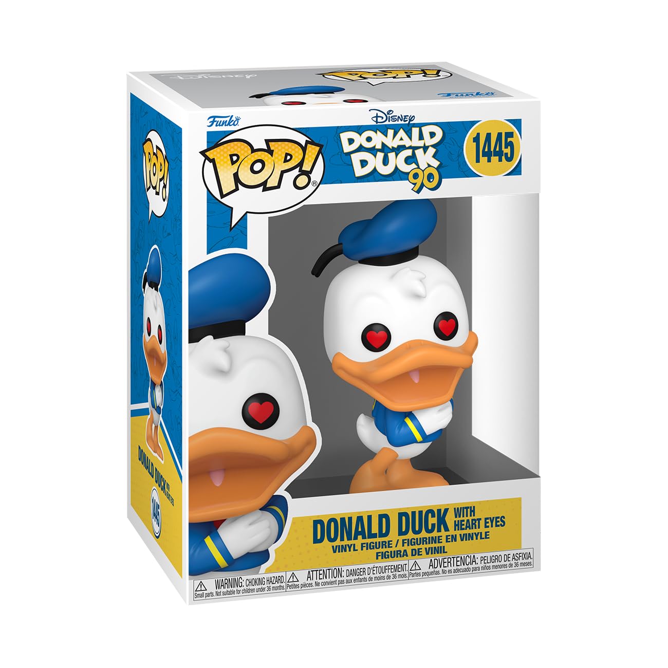 

Disney Donald Duck HEART EYES 90th Anniversary Figure FunkoPOP Disney 90th Funko
