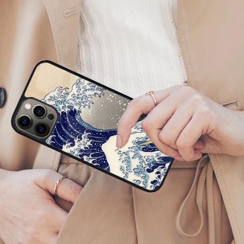 Japanese Ukiyo-e Art Magnetic Phone Case For APPLE iPhone 17 Air 16 14 13 12 Pro Max 15 Plus Wireless Charge With MagSafe Cover
