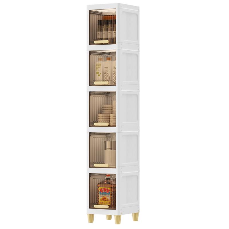 Convertible Multi-Layer Storage Cabinet for Living Room, Bathroom, or Children's Room