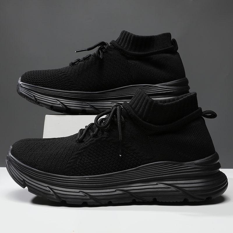 Fashion Running Shoes Men Mesh Comfortable Lightweight Lace-up Casual Sneakers Casual Breathable Sneakers for Men