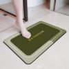 Soft Diatomite Bath Mat Non-Slip Absorbent Floor Bathroom Toilet Entrance Quick Dry Door Modern Minimalist
