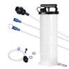 SucceBuy 6.5L Fluid Extractor Manual Hand-Operated Car Brake Oil Changer with Hose Vacuum Fluid Oil Pump for Car Accessories