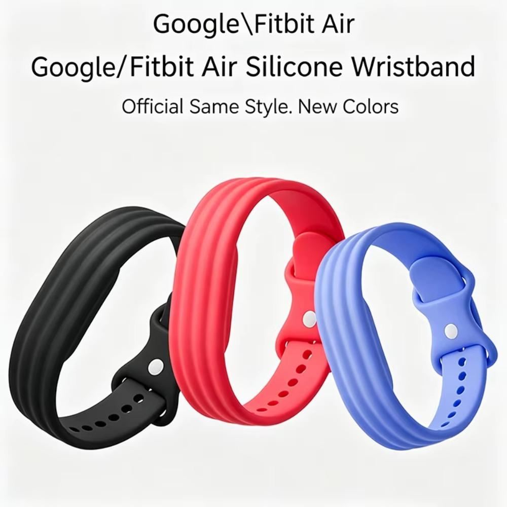 2pcs Style Silicone Strap for Google Fitbit Air Waterproof Durable Sport Band Soft Skin-Friendly Watch Wristband