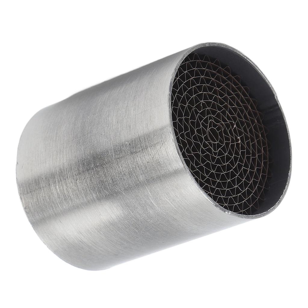 Exhaust Muffler Catalyst, Noise Reducing Removable Universal Exhaust Pipe Catalyst (42 X 50 Mm)