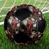 1 pz Pallone da Calcio Nazionale del Portogallo Taglia 5 Pallone da Calcetto Indoor Colorato alla Moda Gioco in Cortile - Ottimo Regalo per gli Appassionati di Sport HE46