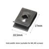 Car Moto U-Type Metal Screw Fastener Clips High Quality Anti-rust Protection Screws Buckle Iron Sheet Clip Auto Accessories