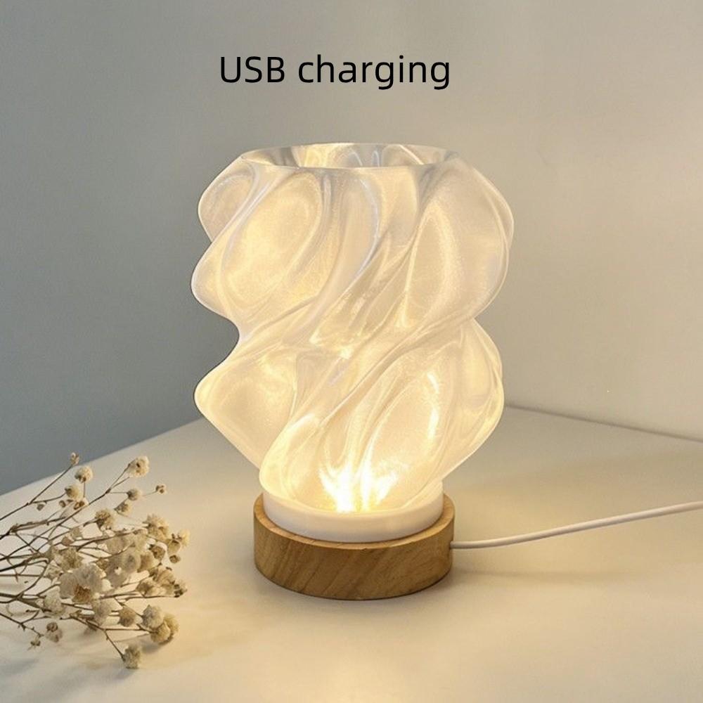 USB Desk Lamp 3D Printed Table Lamp Minimalist Night Light Bedroom