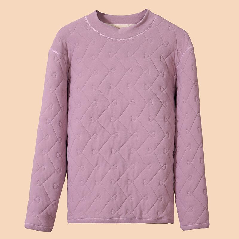 Set de lenjerie termică pentru bărbați: Bumbac super gros, cu trei straturi, cu căptușeală de catifea pentru protecție împotriva frigului de iarnă (600g)