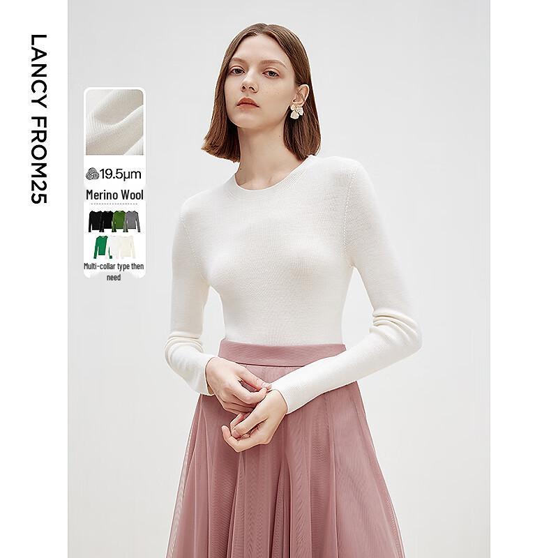 

Lanzi Women s Elegant 100% Wool Knit Sweater 2XL