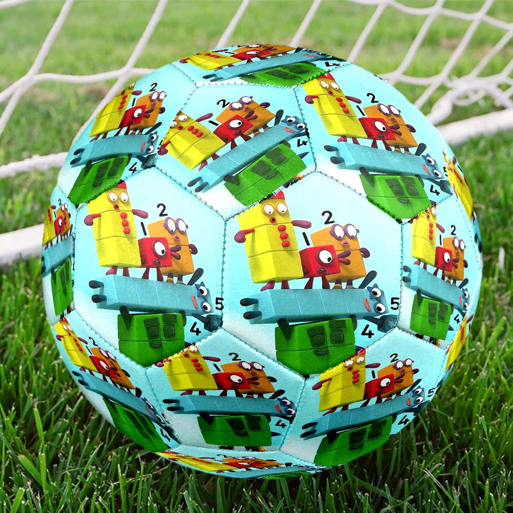 Numberblocks Tema Størrelse 5 Fodbold, Velegnet til Både Indendørs og Udendørs Kampe, en Gave Velegnet til Alle.