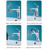 Excras Faucet Kitchen Shower Faucet Kitchen Faucet Tip Part Extender, 1080° Rotation, 2-Type Switching, Sprayer/Aerator, Water-Saving Nozzle, Head,