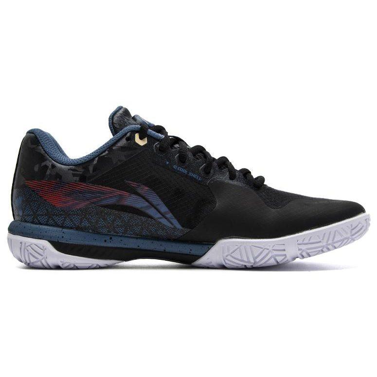 Li Ning Shadow Speed Pro Rubber Slip Resistant Low top Badminton Shoes Unisex Black AYAT013-4