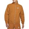 Jordan Jackets Men's Brown Yellow Stand Collar Moderate Other DH9038-241