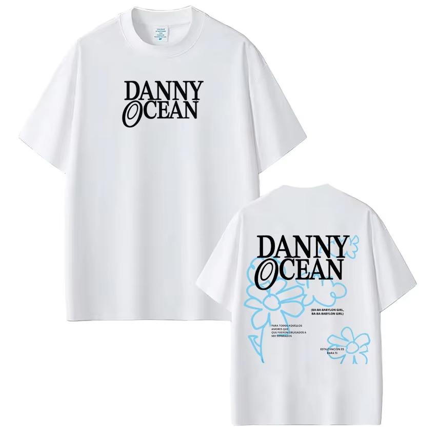 Rapper Danny Ocean 2026 Fashion Print Tee Men Women Aesthetic Trendy TShirt pure Cotton Casual Tshirt Springsummer Streetwear