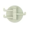 Universal Plastic Towel Hook 3-Split Rotating Holder Bathroom Door Back Hanger