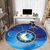 1pc Sun Moon Design Chair Carpet for Office  Machine Washable Rug for Office,  Good Gift for Family or Friends yy251225195
