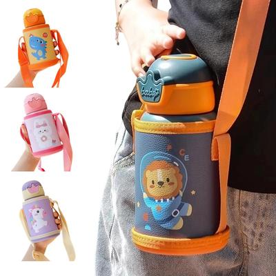 500ml Unicorn Kids Thermos Bottle Cute Children's Thermal Water Bottle Stainless Steel Thermos Mug For Kids Portable Water Cup