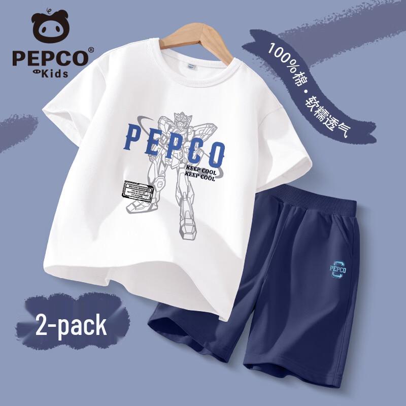 Little Pig Banner Boys  Pure Cotton Short-Sleeve & Shorts Set 160