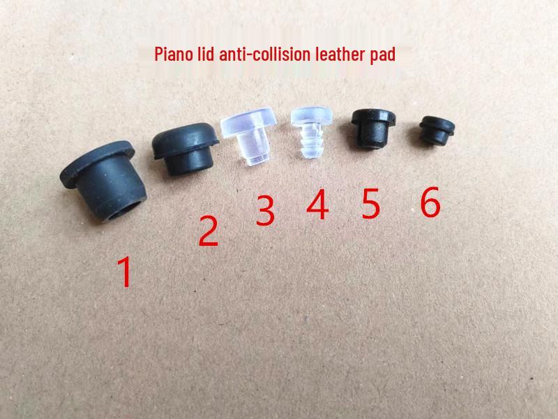 Kožené podložky proti kolizi pro víko a stojan piana