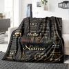 18Th Birthday Celebration Customize Your Name Blanket Soft Comfortable Lightweight And Versatile All Year Round Suitable For Travel Camping Picnics