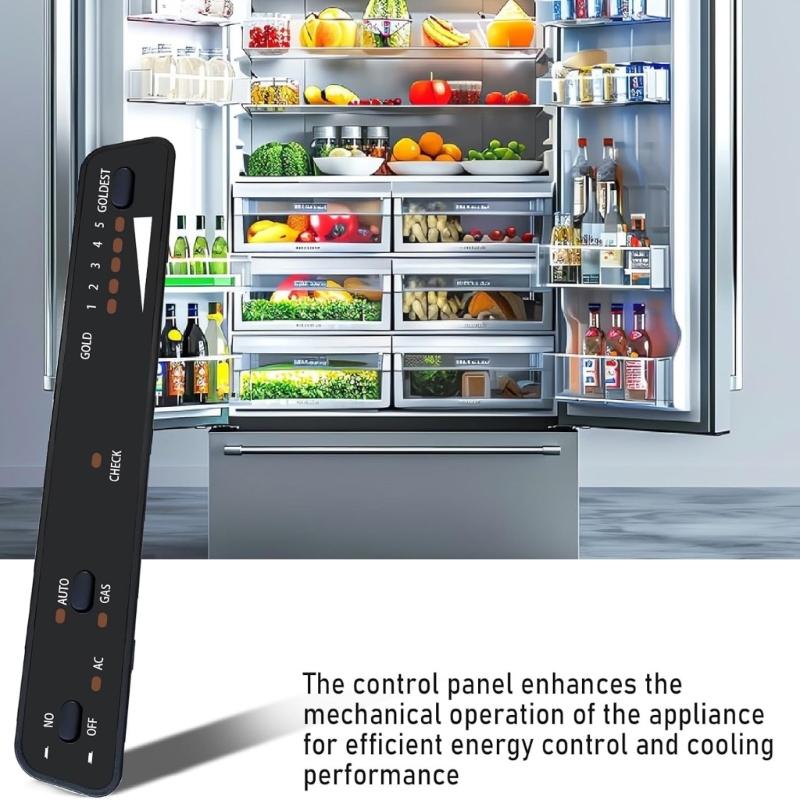 Kylskåp Kontrollpanel Reservdel Plasttextur för DM2662 DM2862 NDM1062 Säkerställer Energieffektivitet