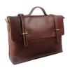 Glatte Vollnarbenleder Herren Aktentasche für Business Luxuriöse Bürotasche Laptoptasche Messenger Arbeitstasche