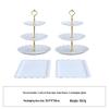 European Three-Tier Dessert Stand: Elegant Fruit Plate and Cake Display for Afternoon Tea