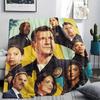 The Rookie, Coperta a Quadri di Flanella, Alta qualità, Confortevole per Tutte le Stagioni, Decorazione per la Casa, Calore e Comfort, Perfetta per Regali.