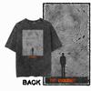 G13 Back Printing Cool Printing Men's T-shirt/pickled Streetwear Large Size Retro O-neck Men's T-shirt