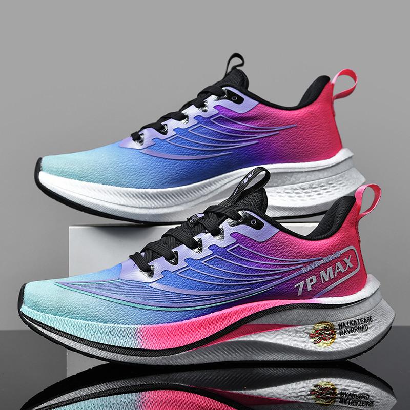 

Кроссовки для гонок и спорта Профессиональная обувь для марафона Настоящий взрыв Трение углеродной доски Звуковая пара мужская и женская спортивная обувь 35